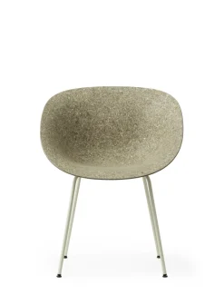 Normann Copenhagen - Armstol - Mat Chair - Seaweed - Creme/Stål