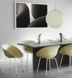 Normann Copenhagen - Armstol - Mat Chair - Seaweed - Creme/Stål