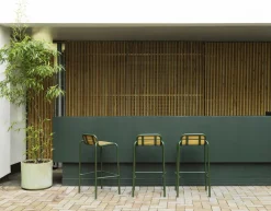 Normann Copenhagen - Bar havestol - Vig Robinie - 75cm - Mørke grøn