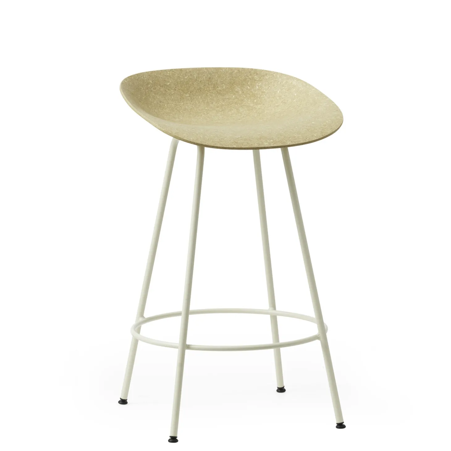 Normann Copenhagen - Barstol - Mat Chair - Hemp - Creme/Stål