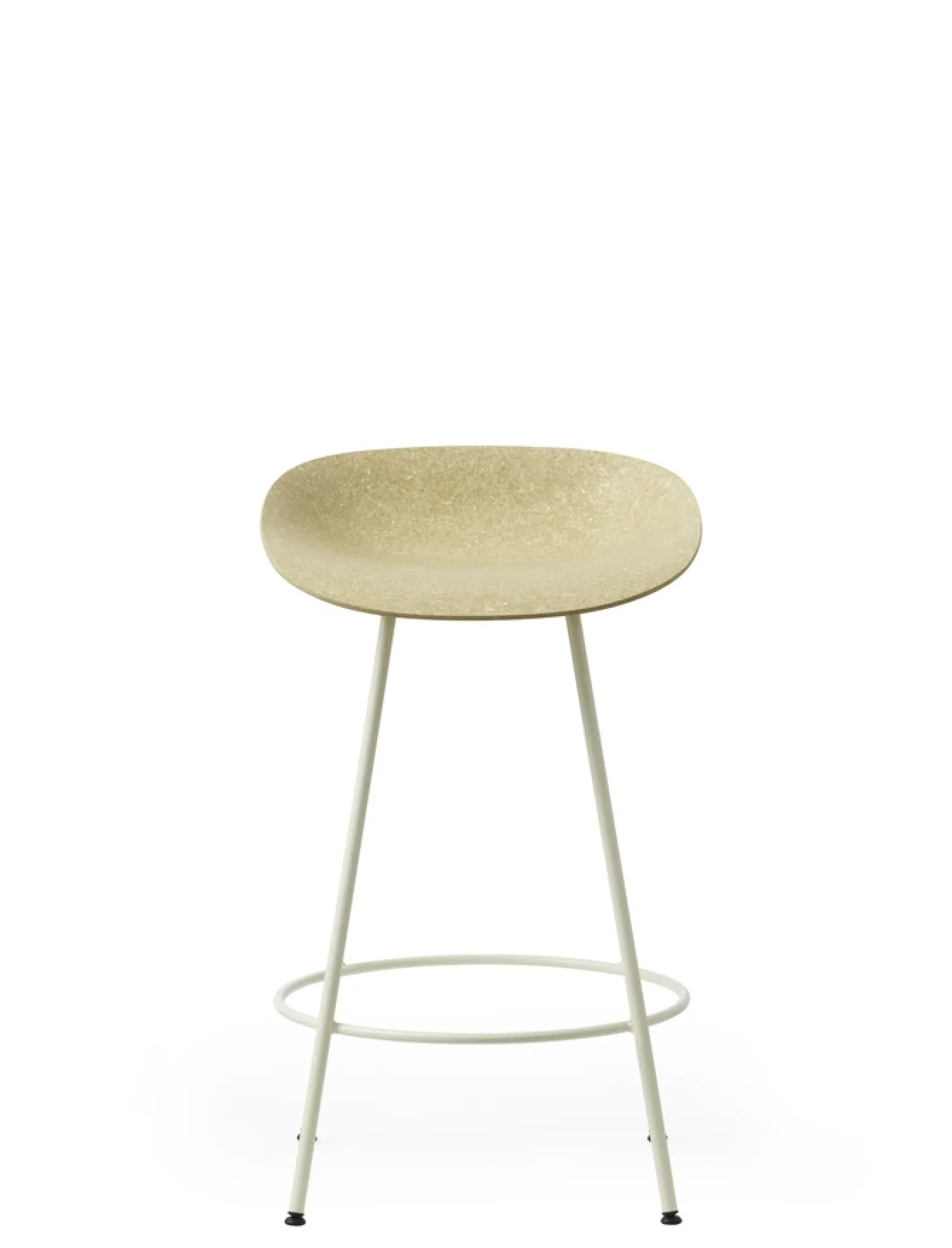 Normann Copenhagen - Barstol - Mat Chair - Hemp - Creme/Stål