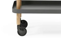 Normann Copenhagen - Block Table - Grå med ben i Ask