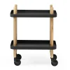 Normann Copenhagen - Block Table - Sort med ben i Eg