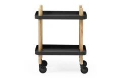 Normann Copenhagen - Block Table - Sort med ben i Eg