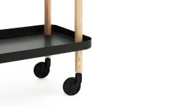 Normann Copenhagen - Block Table - Sort med ben i Eg
