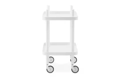 Normann Copenhagen - Block Table - Hvid med hvide ben