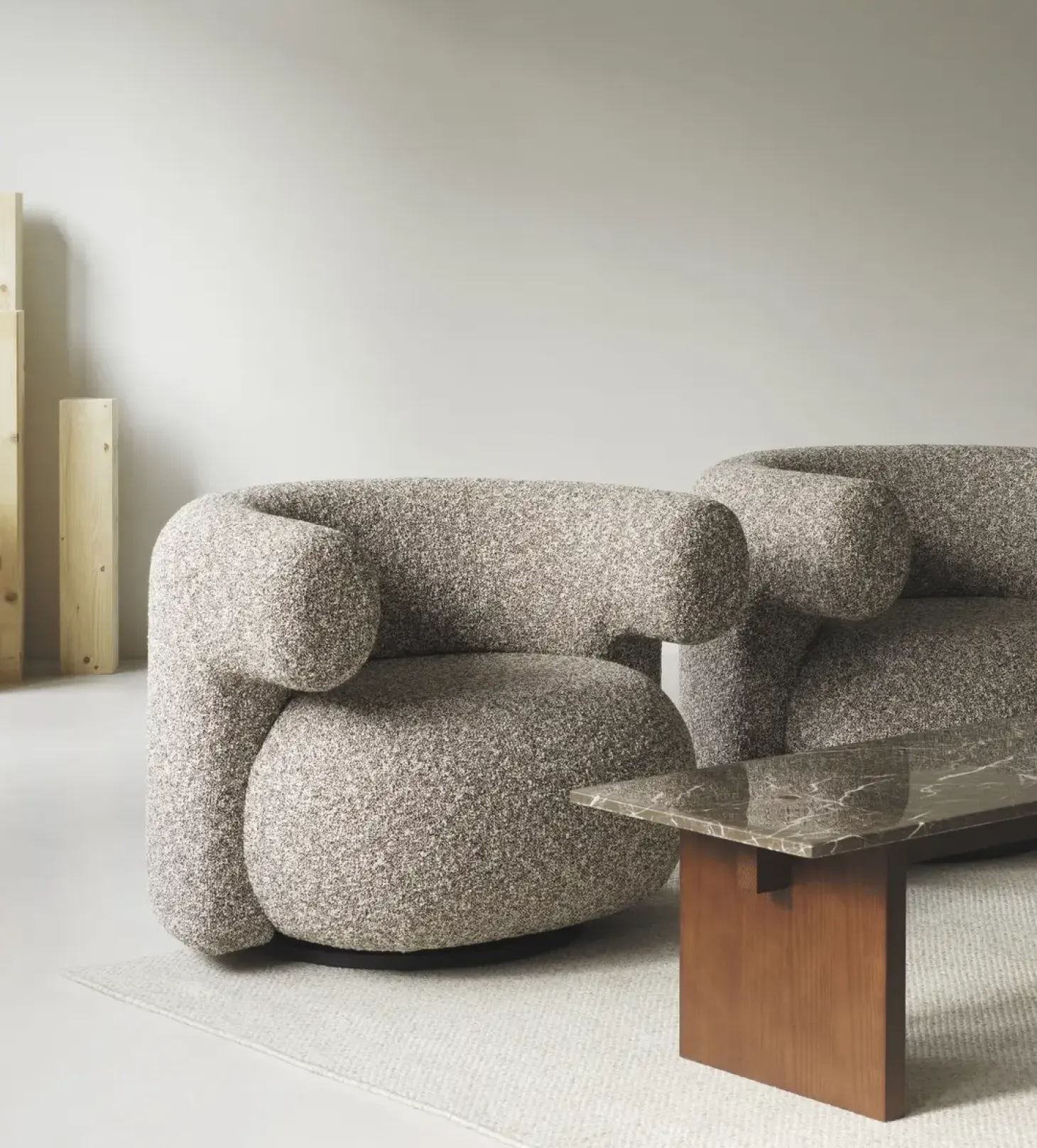 Normann Copenhagen - Burra Lounge Chair W. Return - Group 6