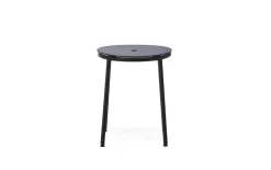 Normann Copenhagen - Circa Stool 45 cm Black Steel - Sort skammel