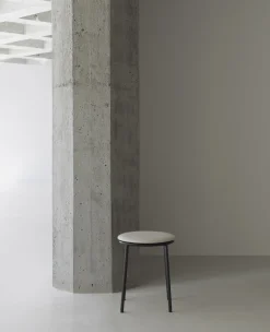 Normann Copenhagen - Circa Stool 45 cm Uph. Black Steel