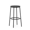 Normann Copenhagen - Circa Barstool 75 cm Uph. Black Steel