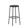 Normann Copenhagen - Circa Barstool 75 cm Uph. Black Steel