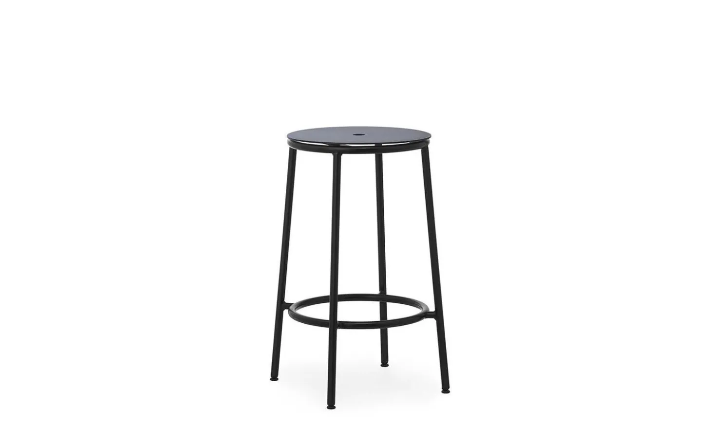 Normann Copenhagen - Circa Barstool 65 cm Black Steel