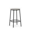 Normann Copenhagen - Circa Barstool 65 cm Uph. Black Steel
