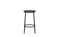 Normann Copenhagen - Circa Barstool 65 cm Uph. Black Steel