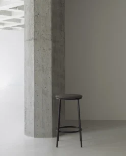 Normann Copenhagen - Circa Barstool 65 cm Uph. Black Steel