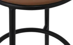 Normann Copenhagen - Circa Barstool 75 cm Uph. Black Steel