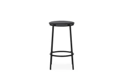 Normann Copenhagen - Circa Barstool 65 cm Uph. Black Steel
