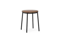 Normann Copenhagen - Circa Stool 45 cm Uph. Black Steel