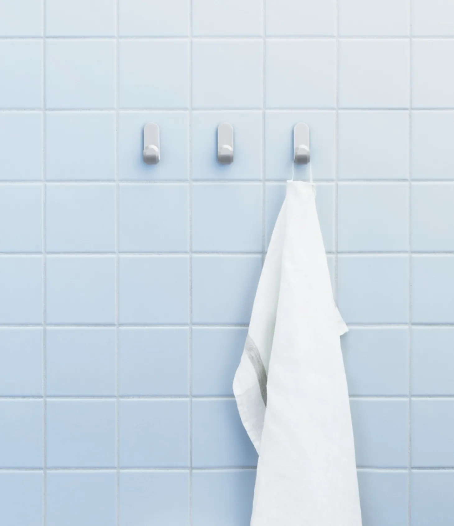 Normann Copenhagen - Curve Mini Knage - sæt med 2 styk - Mat sølvfarvet