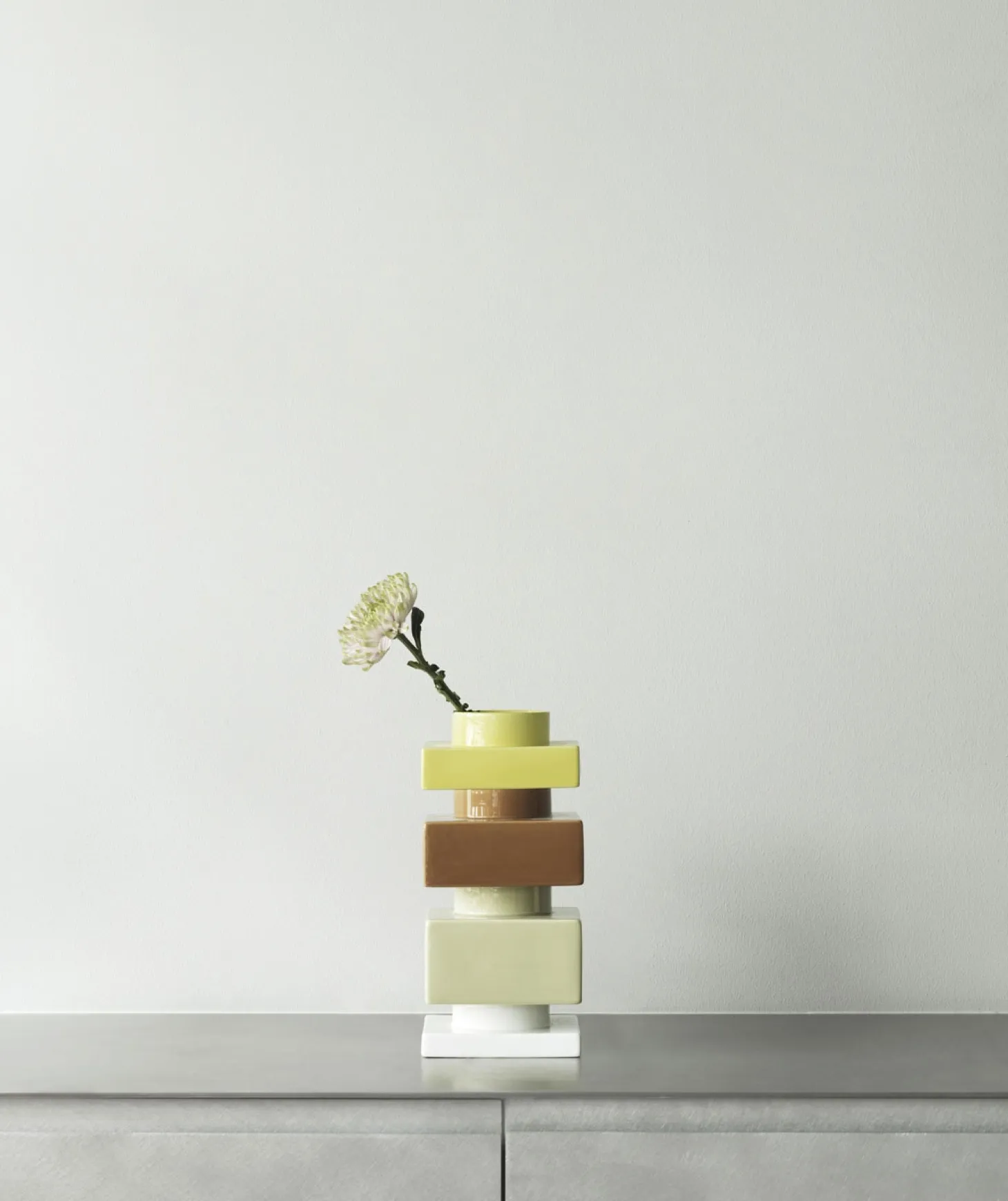 Normann Copenhagen - Deko Object S2 - Lemon/Gul - H:12 cm
