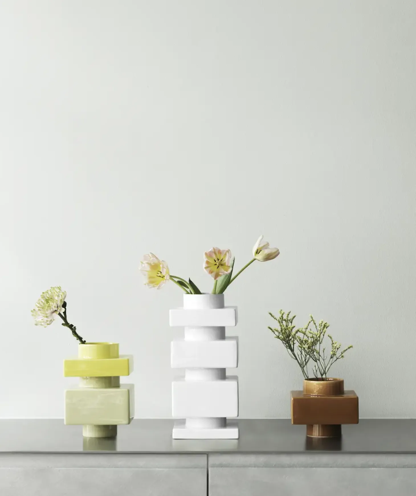 Normann Copenhagen - Deko Object S2 - Lemon/Gul - H:12 cm