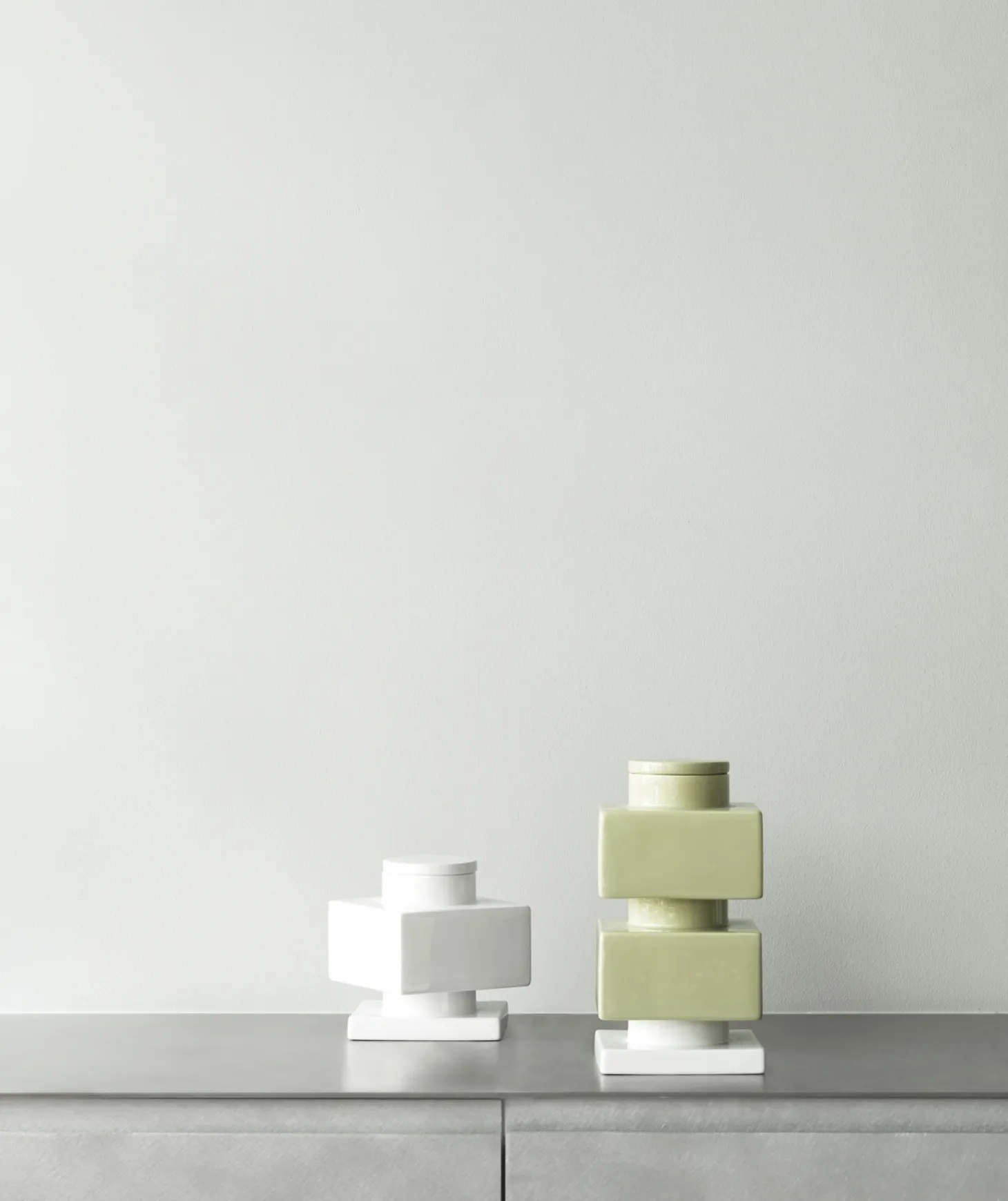 Normann Copenhagen - Deko Object S4 - Sage/Grøn - H: 16 cm