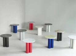 Normann Copenhagen - Dit Table Bright Red - Nero Marquina