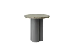 Normann Copenhagen - Dit Table Grey - Travertine Silver