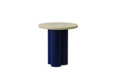 Normann Copenhagen - Dit Table Bright Blue - Travertine Light