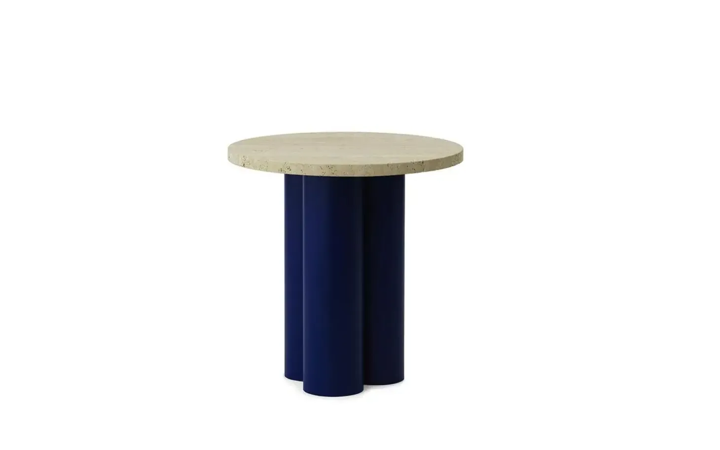 Normann Copenhagen - Dit Table Bright Blue - Travertine Light