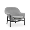 Normann Copenhagen - Drape Lounge Chair Low Black Oak