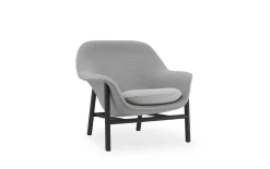 Normann Copenhagen - Drape Lounge Chair Low Black Oak