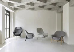 Normann Copenhagen - Drape Lounge Chair Low Oak