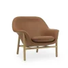 Normann Copenhagen - Drape Lounge Chair Low Oak