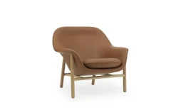 Normann Copenhagen - Drape Lounge Chair Low Oak