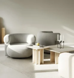 Normann Copenhagen - Edge Coffee Table Large - Travertine