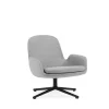 Normann Copenhagen - Era Lounge Chair Low Swivel Black Alu