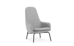 Normann Copenhagen - Era Lounge Chair High Black Steel