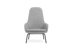 Normann Copenhagen - Era Lounge Chair High Black Steel