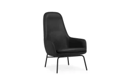 Normann Copenhagen - Era Lounge Chair High Black Steel