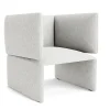 Normann Copenhagen - Fold Lounge Chair - lys grå - Hallingdal 110