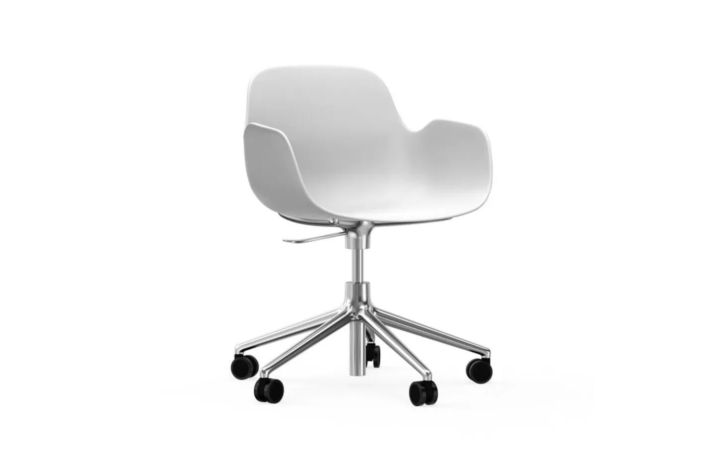 Normann Copenhagen - Form Armchair Swivel 5W Gas Lift Alu