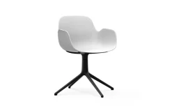 Normann Copenhagen - Form Armchair Swivel 4L Black Alu