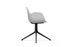 Normann Copenhagen - Form Armchair Swivel 4L Black Alu