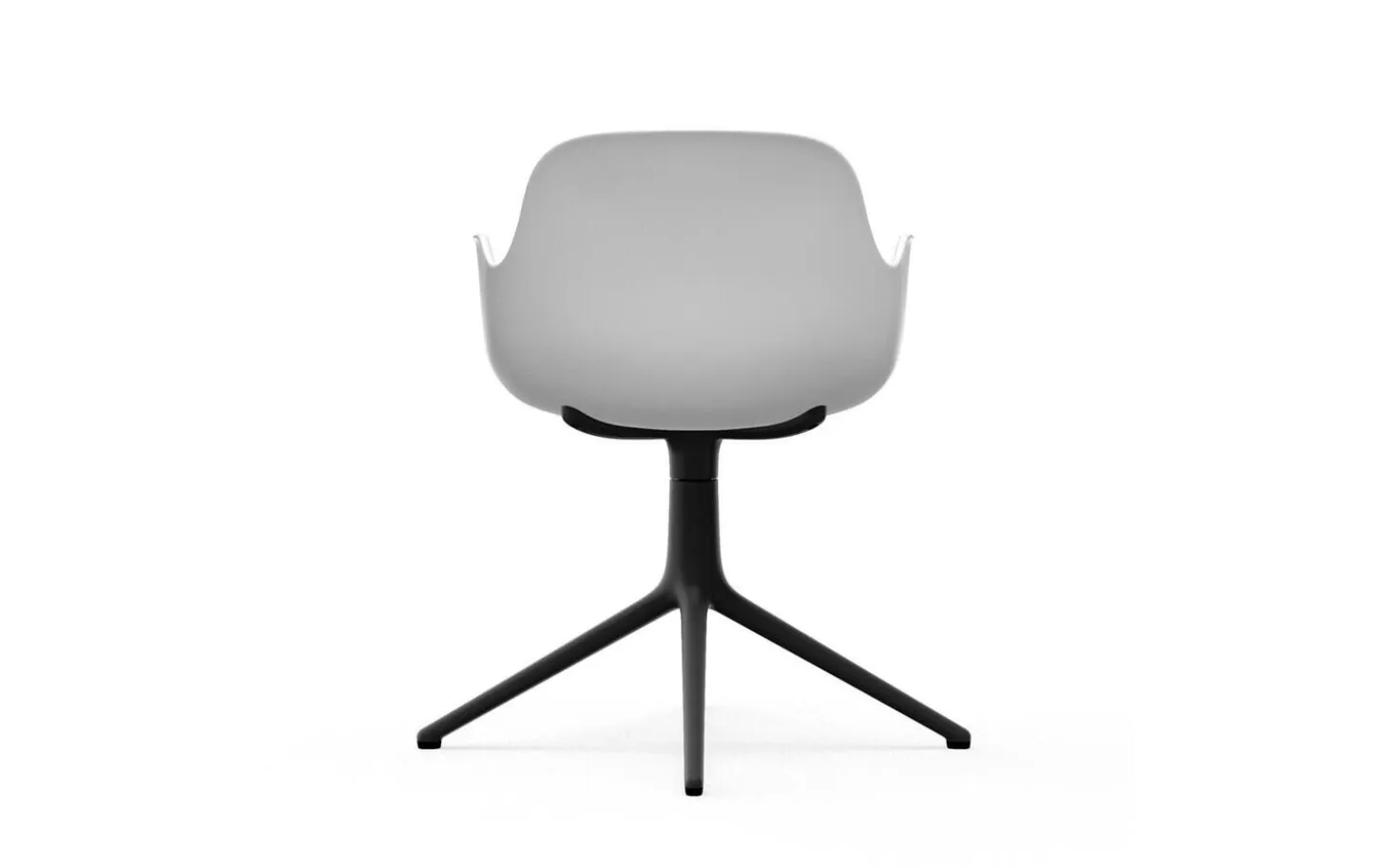 Normann Copenhagen - Form Armchair Swivel 4L Black Alu