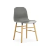 Normann Copenhagen - Form Chair Oak - Stol - Grå og Eg