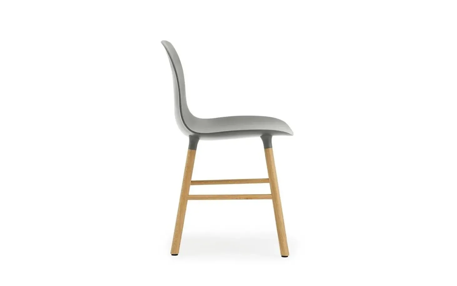 Normann Copenhagen - Form Chair Oak - Stol - Grå og Eg