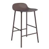 Normann Copenhagen - Form Barstool 65 cm - Brun/Stål