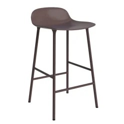 Normann Copenhagen - Form Barstool 65 cm - Brun/Stål