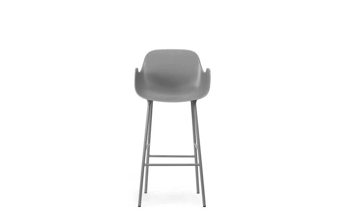 Normann Copenhagen - Form Bar Armchair 75 cm Steel